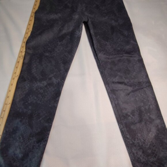 Rag & Bone Womens Snake Foil Nina SZ 27 High Rise Ankle Cigarette Jeans - Picture 8 of 12